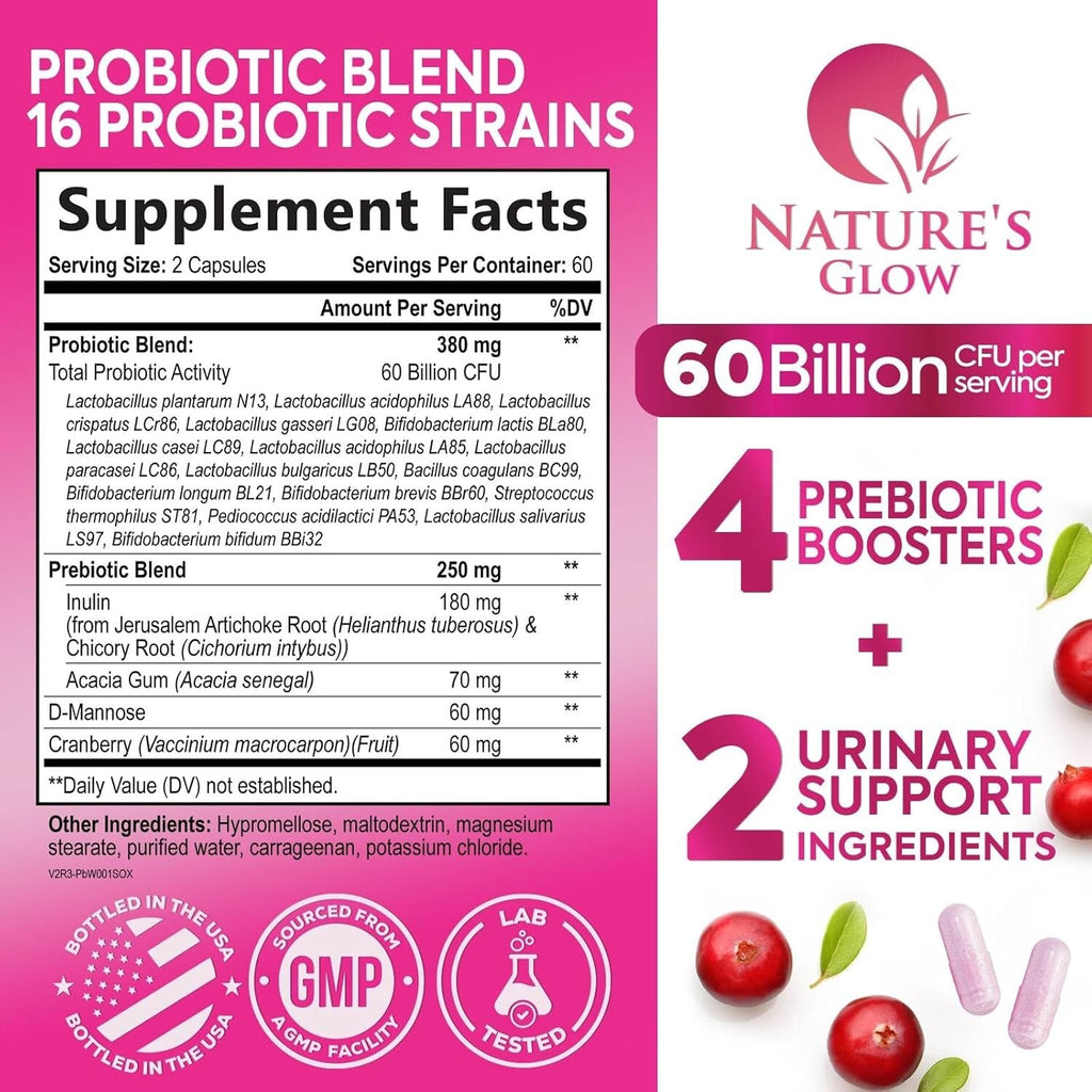 Probiotics for Women - for Digestive Health, Immune Support, & Vaginal Health